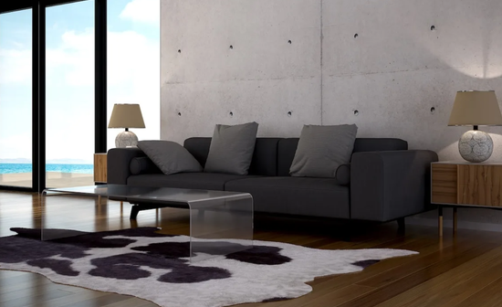 Cowhide rug