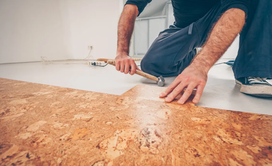 Cork flooring