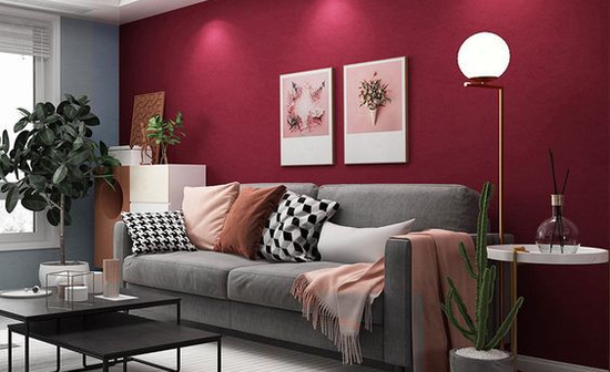 Fuschia wall