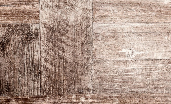 Scratched parquet