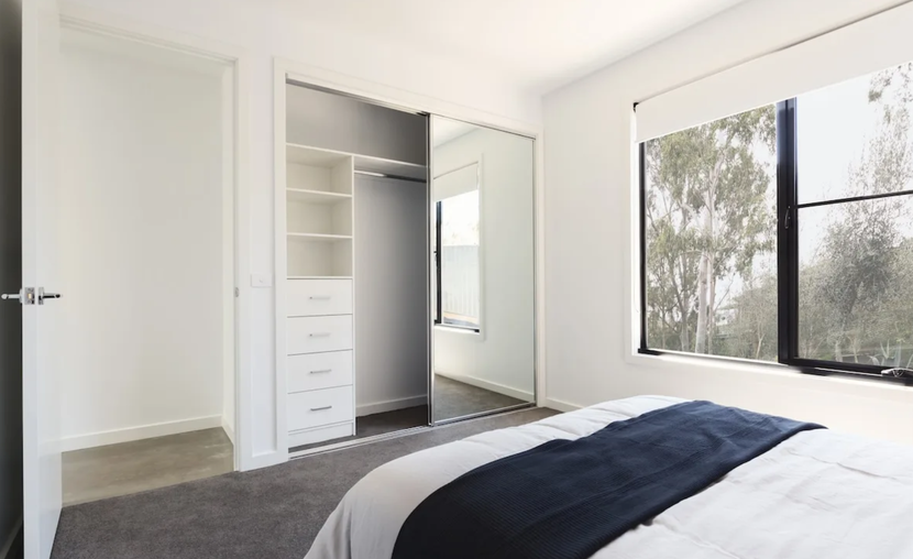Closet mirror