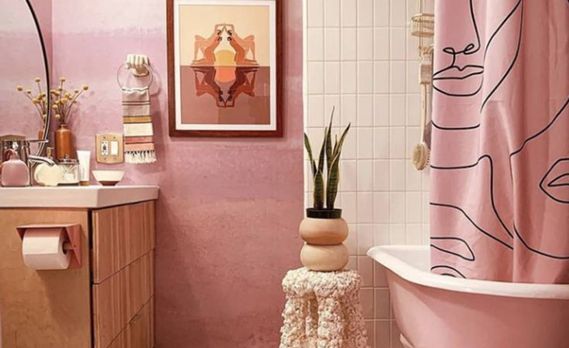 Pink bathroom1