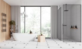 Walk in shower