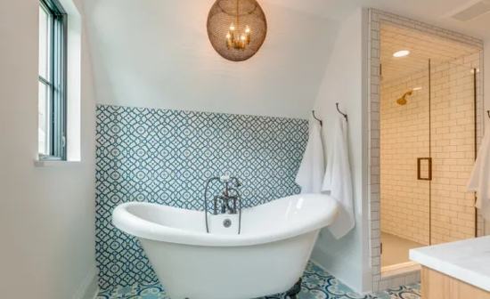 Bathroom tiles
