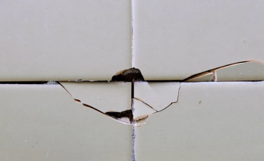 Broken tiles