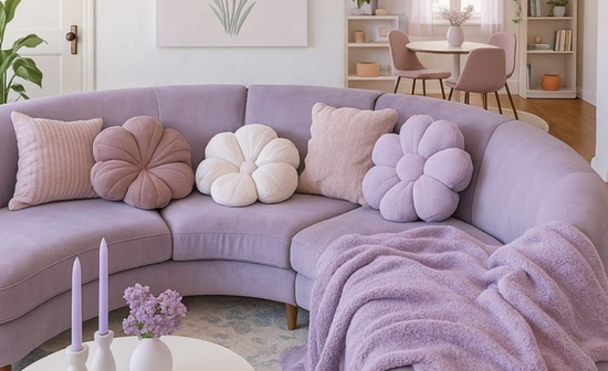 Lilac living room