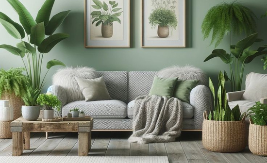 Mint living room