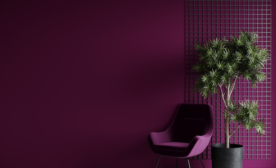 Plum color home