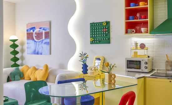 Pop style interior design