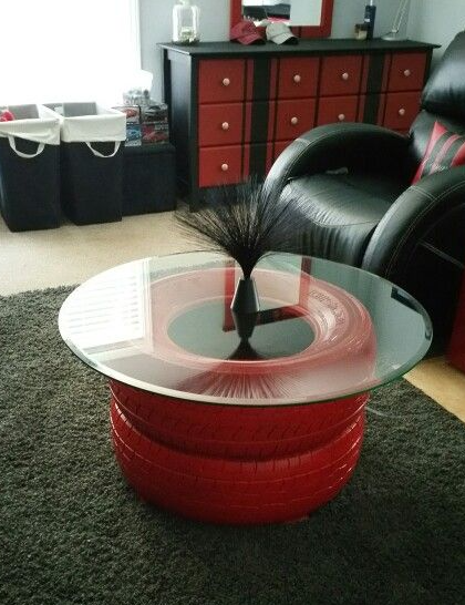 τραπεζάκι σαλονιού από ελαστικά