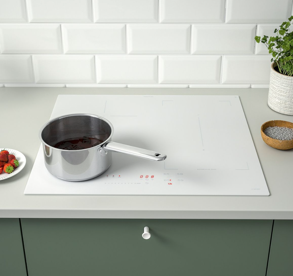 σκεύος πάνω σε επαγωγική εστία