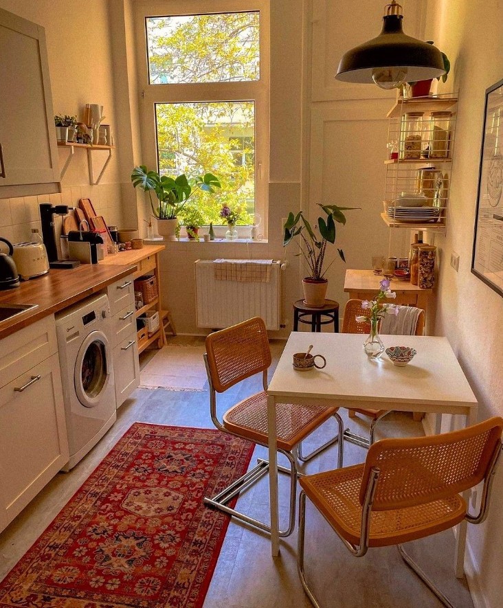 boho δωμάτιο κουζίνας