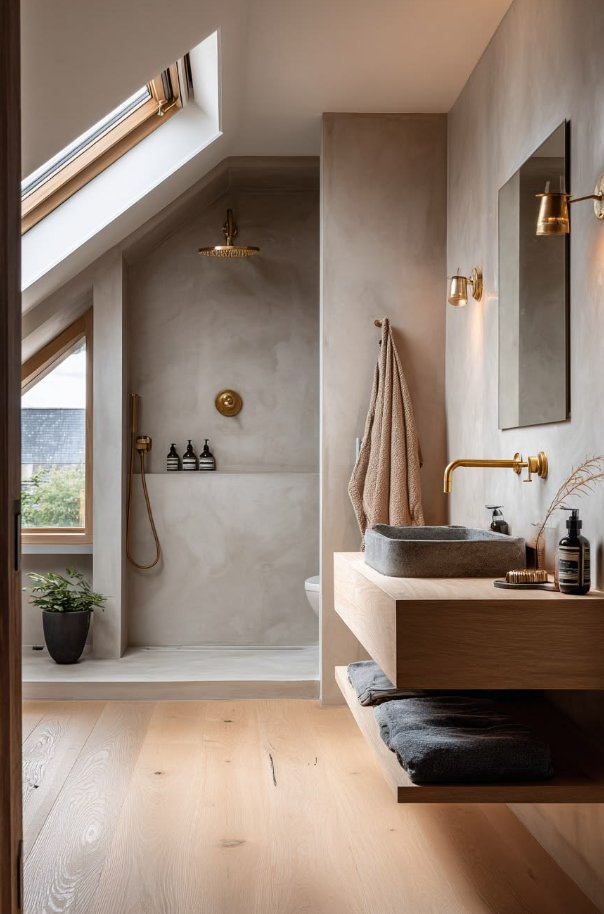 μικροτσιμέντο στο μπάνιο