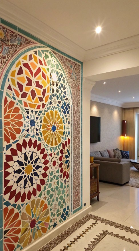 μωσαϊκό σε τοίχο