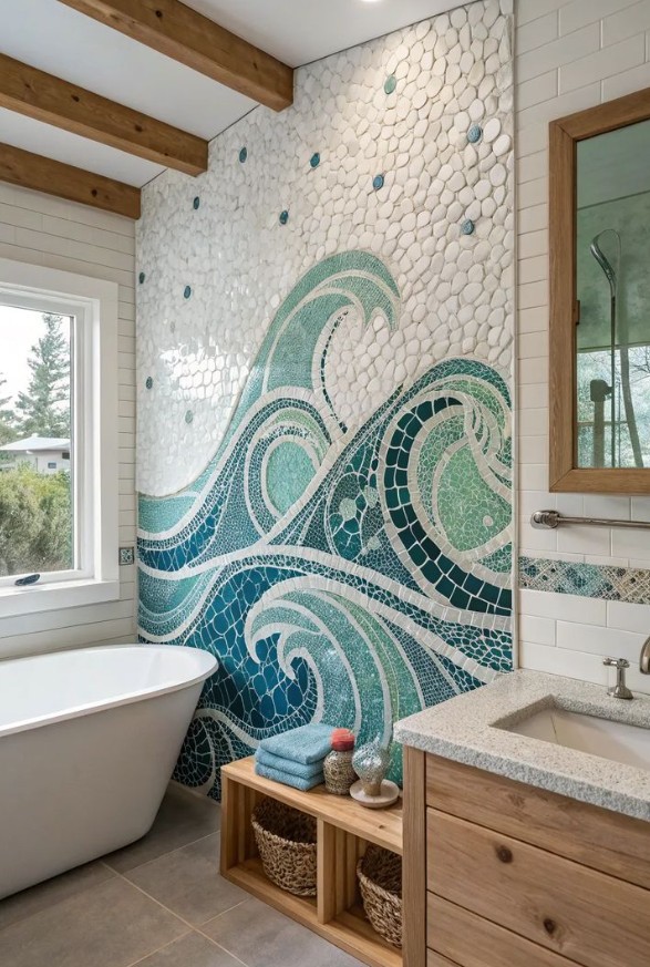 μωσαϊκό σε τοίχο