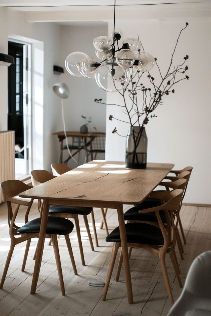 τραπεζαρία σε nordic style