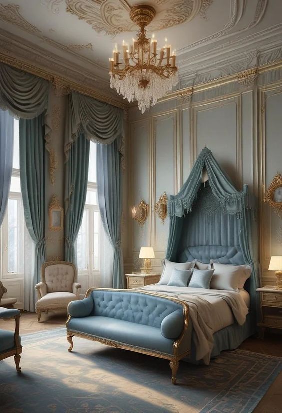 κρεβατοκάμαρα σε regency style
