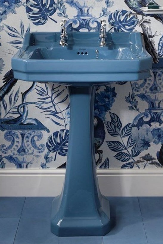 μπλε νιπτήρας